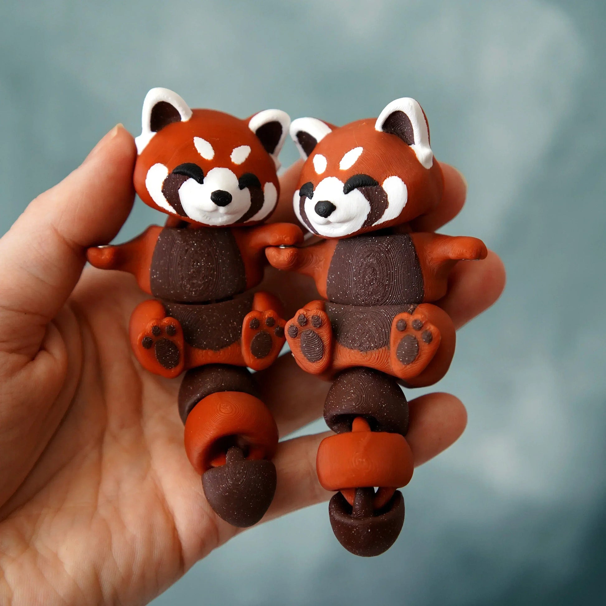 Porte-clés Panda roux - Jagou Design – Créations artisanales uniques