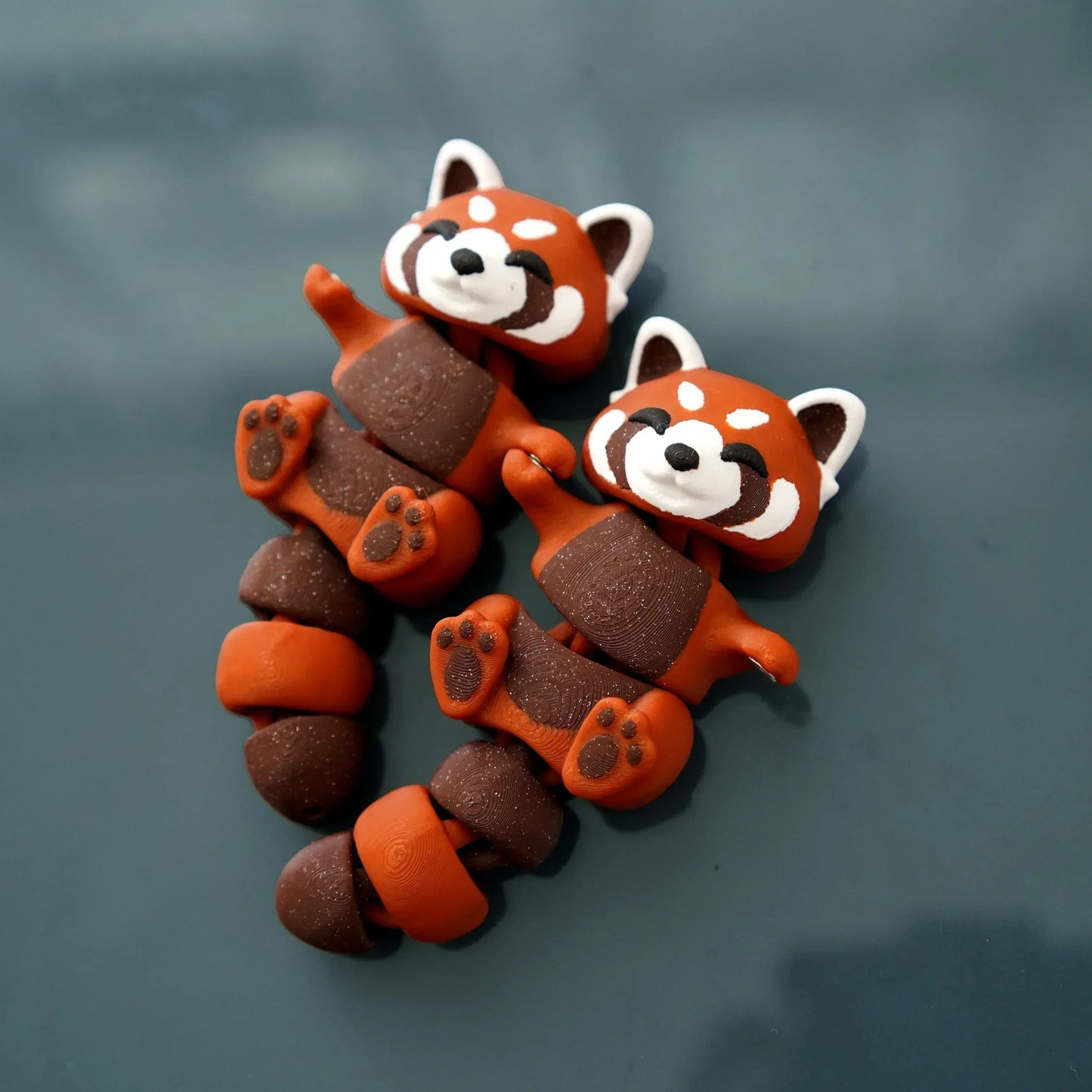 Porte-clés Panda roux - Jagou Design – Créations artisanales uniques