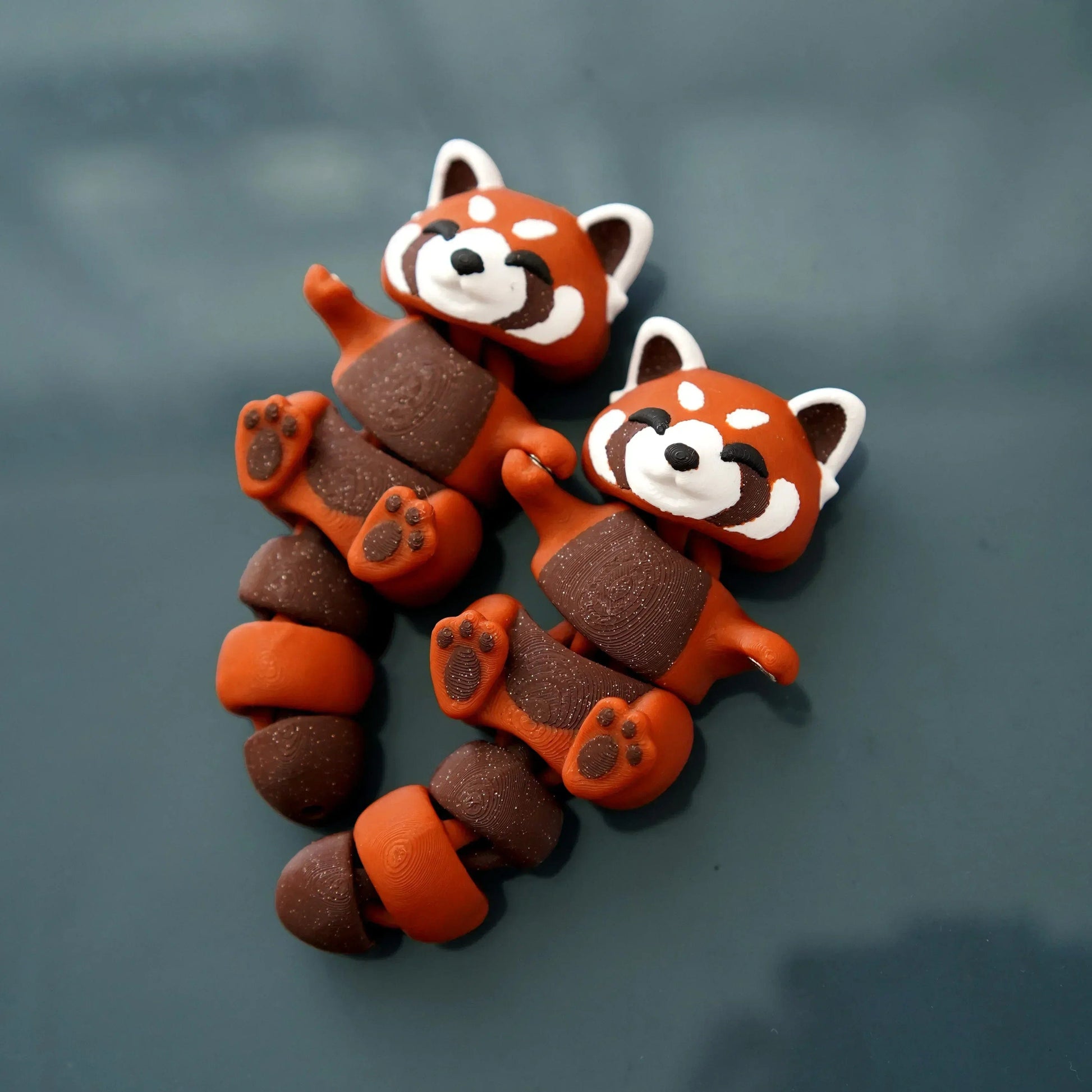 Porte-clés Panda roux - Jagou Design – Créations artisanales uniques