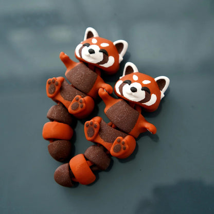 Porte-clés Panda roux - Jagou Design – Créations artisanales uniques