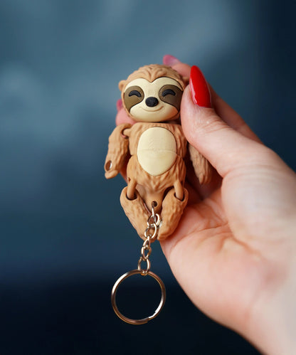 Porte-clés Paresseux - Jagou Design – Créations artisanales uniques