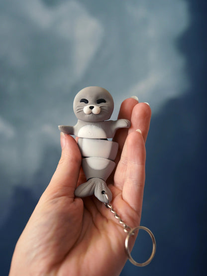 Porte-clés Phoque - Jagou Design – Créations artisanales uniques