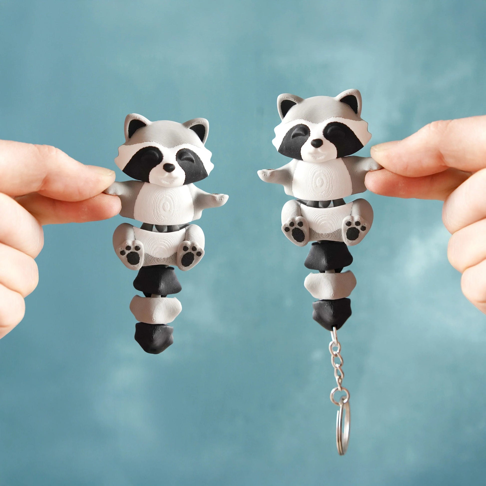 Porte-clés Raton laveur - Jagou Design – Créations artisanales uniques