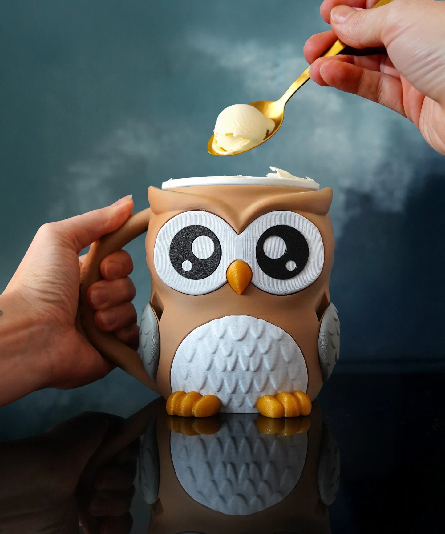 Porte-Glace Chouette - Jagou Design – Créations artisanales uniques