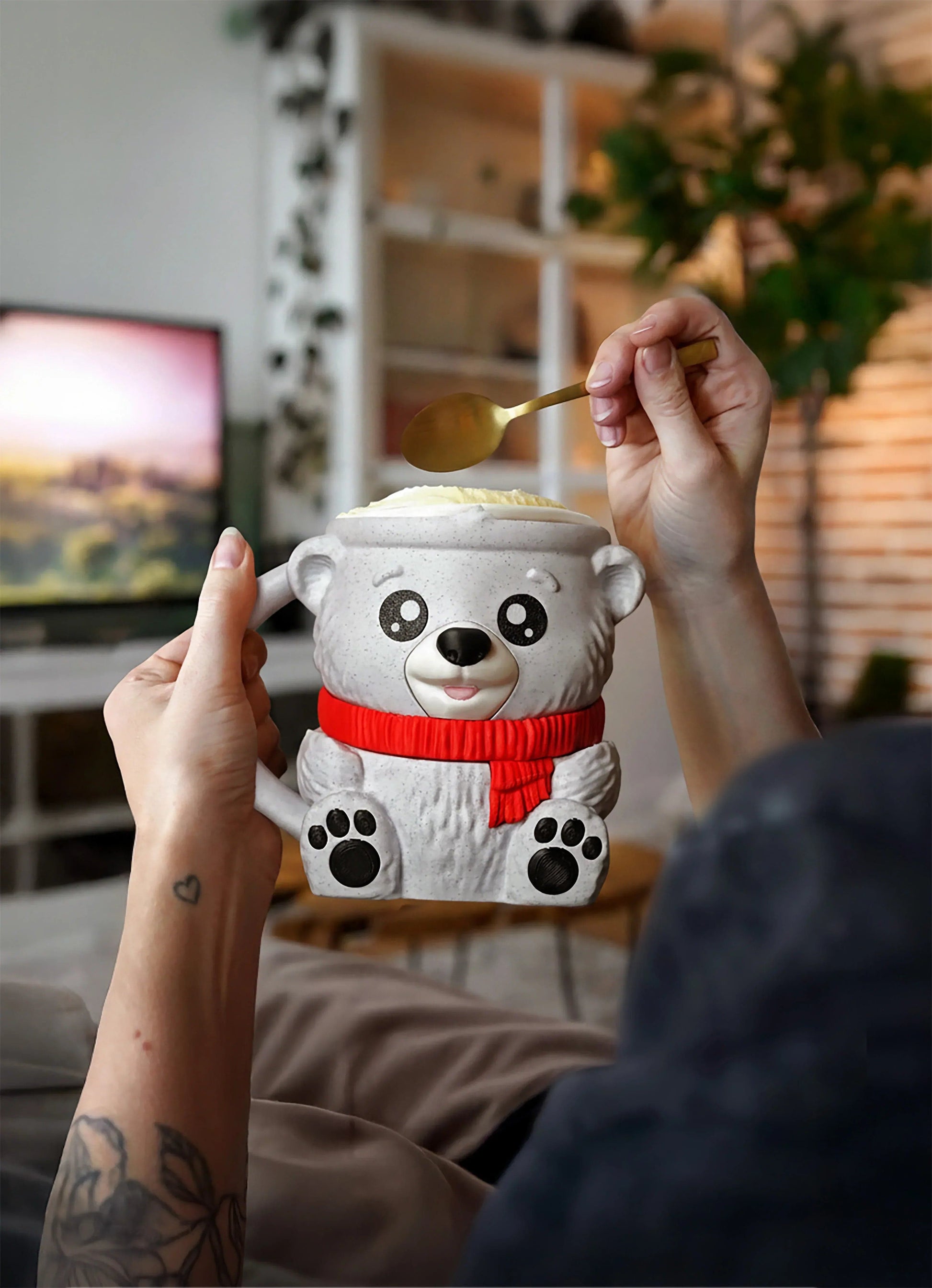 Porte-Glace Ours Polaire - Jagou Design – Créations artisanales uniques