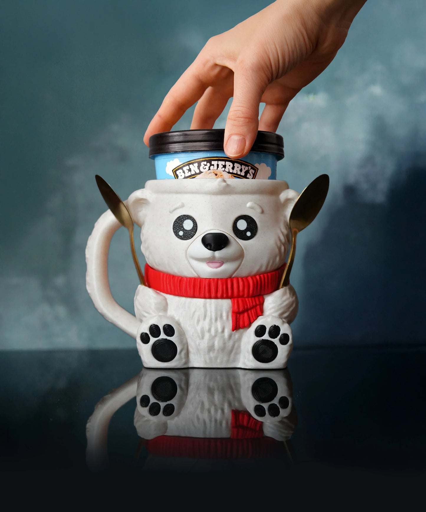 Porte-Glace Ours Polaire - Jagou Design – Créations artisanales uniques