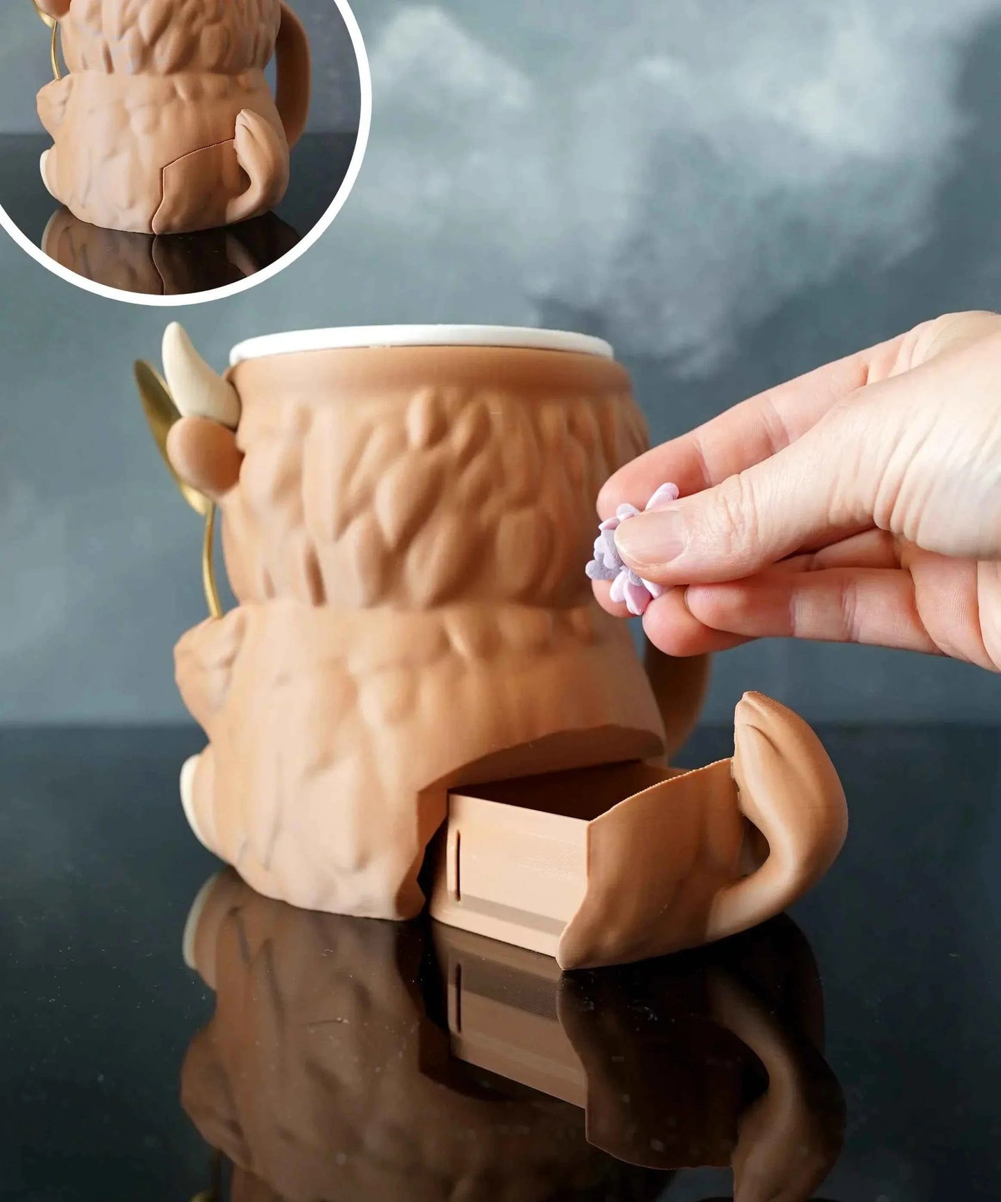 Porte-glace Vache des Highlands - Jagou Design – Créations artisanales uniques