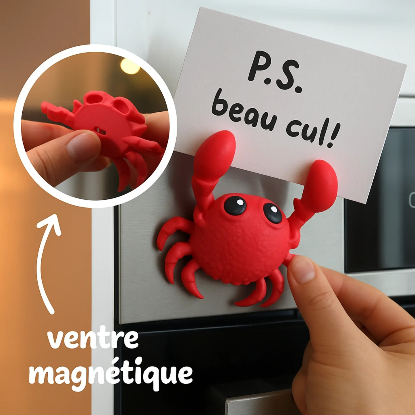 Porte Notes Crabe - Jagou Design – Créations artisanales uniques