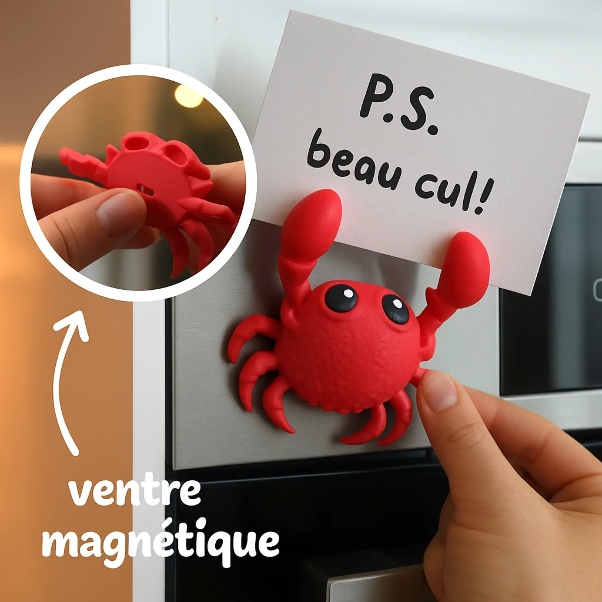Porte Notes Crabe - Jagou Design – Créations artisanales uniques