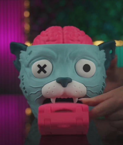 Distributeur de Bonbons Chat Zombie – Cadeau Insolite Halloween
