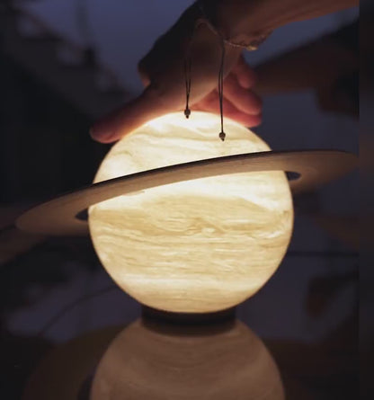 Saturn Lamp – Ringed Planet Mood Light & Gift