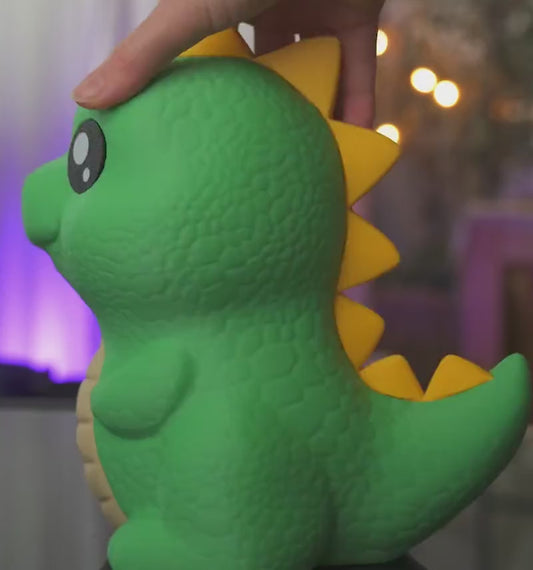 Vidéo : Tirelire Dinosaure, création imprimée en 3D Jagou Design