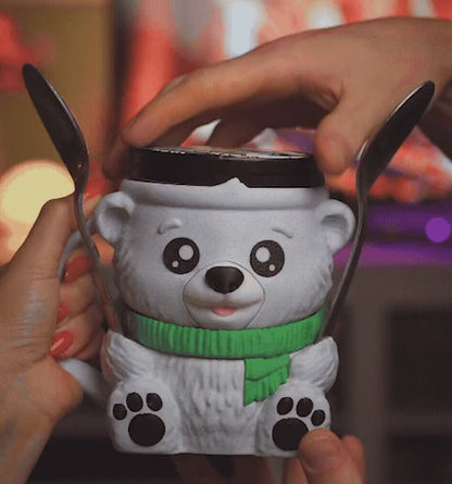 Cute Polar Bear Ice Holder – Original Ice Accessory Gift
