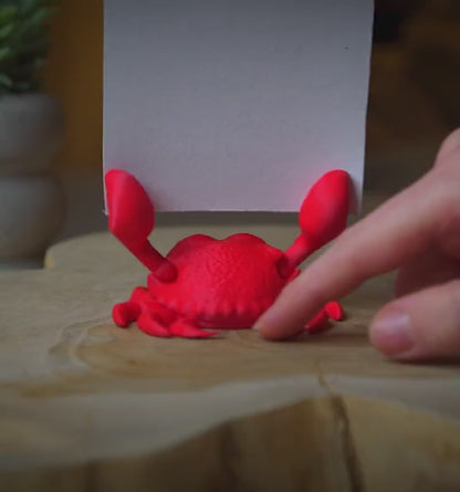 Crab Memo Holder – Funny Office Accessory & Colleague Gift