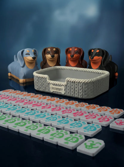 PawRummy Dachshund Rummy Game – Original Board Game Gift