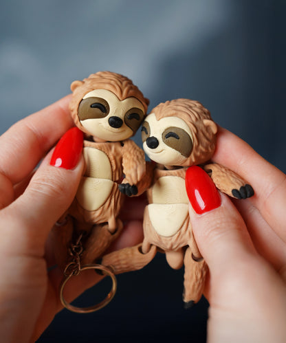 Porte-clés magnétique Flexi, le paresseux