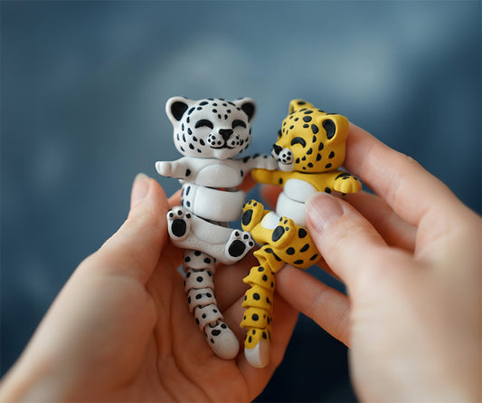 Porte-clés magnétique Flexi, la Panthère des Neiges