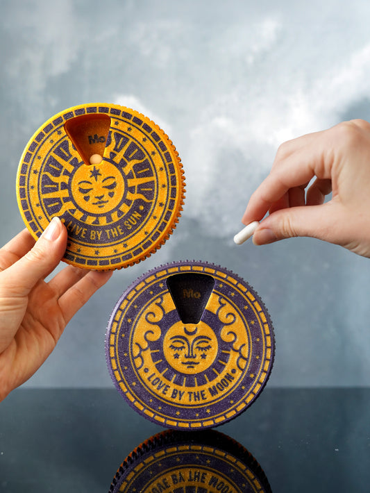 Pilulier Soleil et Lune