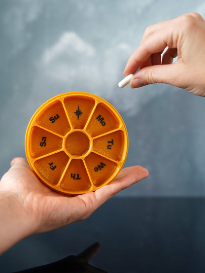 Pilulier Soleil et Lune