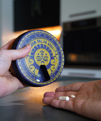 Pilulier Soleil et Lune