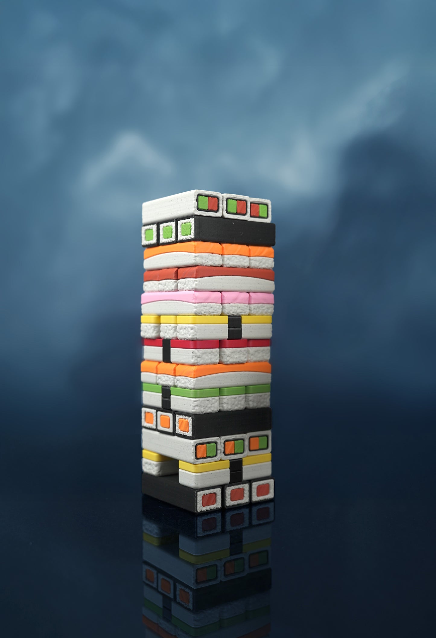 Sushi Stack Tumble Tower Game – Original Board Game Gift