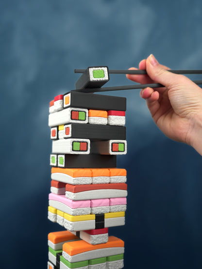 Sushi Stack Tumble Tower Game – Original Board Game Gift