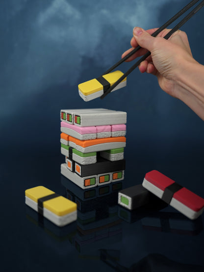 Sushi Stack Tumble Tower Game – Original Board Game Gift