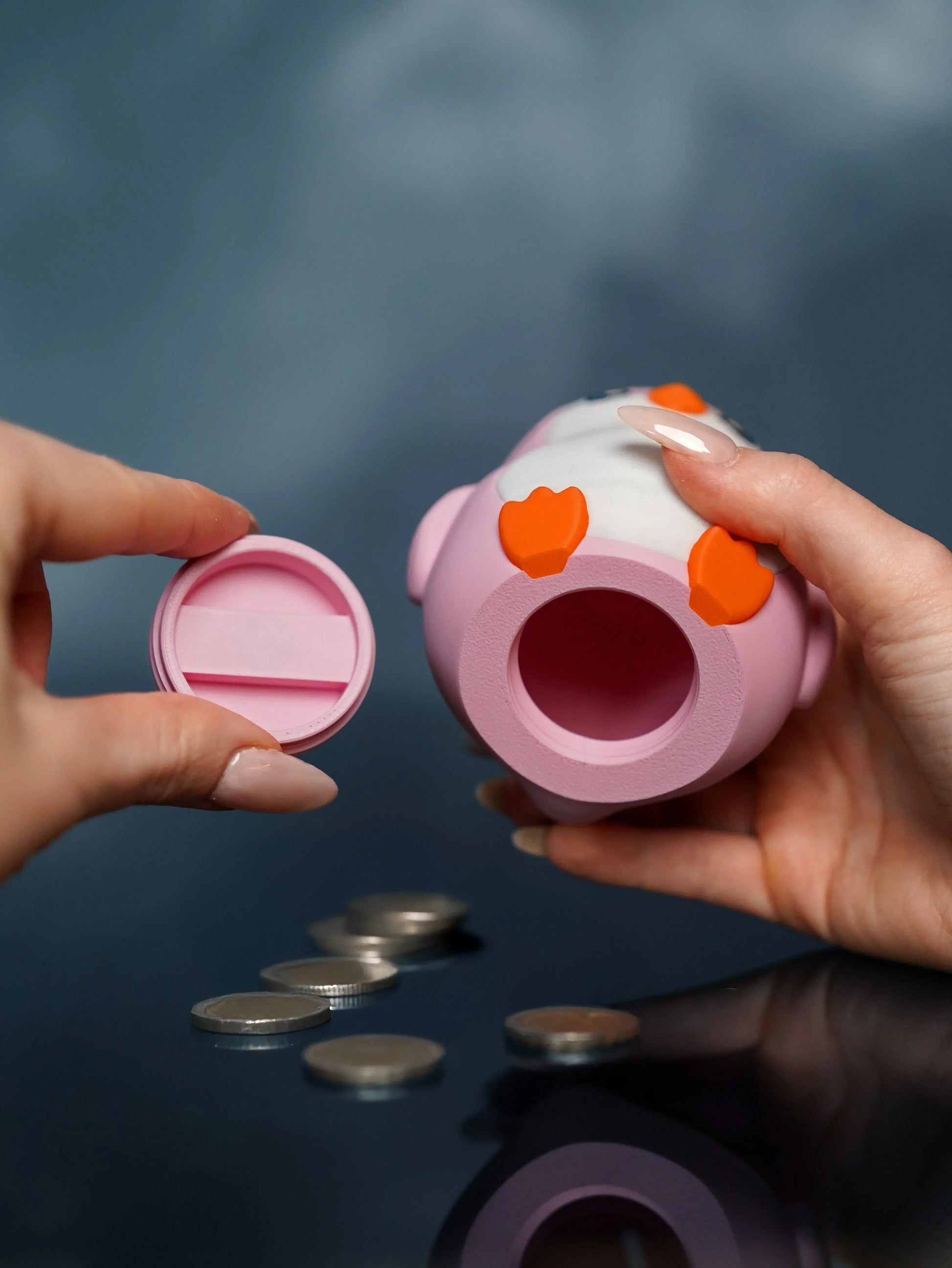 Tirelire Duo Pingouin - Jagou Design – Créations artisanales uniques