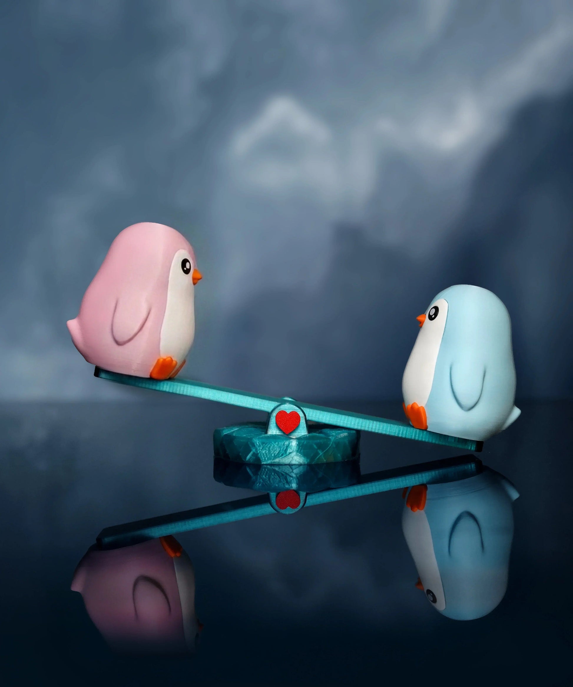Tirelire Duo Pingouin - Jagou Design – Créations artisanales uniques