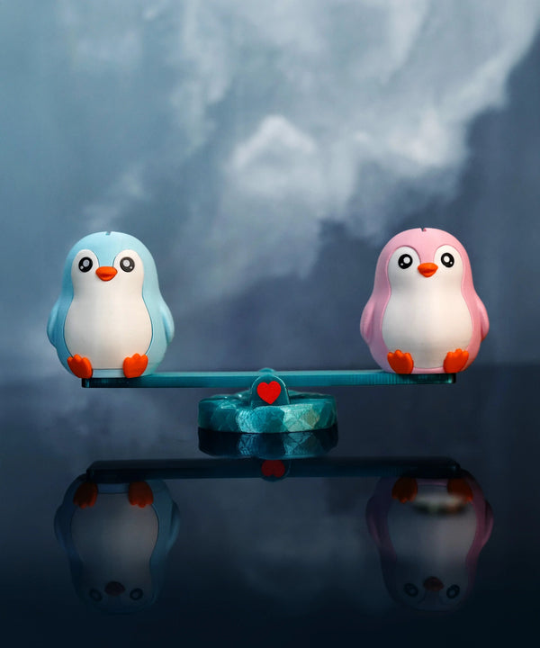 Tirelire Duo Pingouin - Jagou Design – Créations artisanales uniques