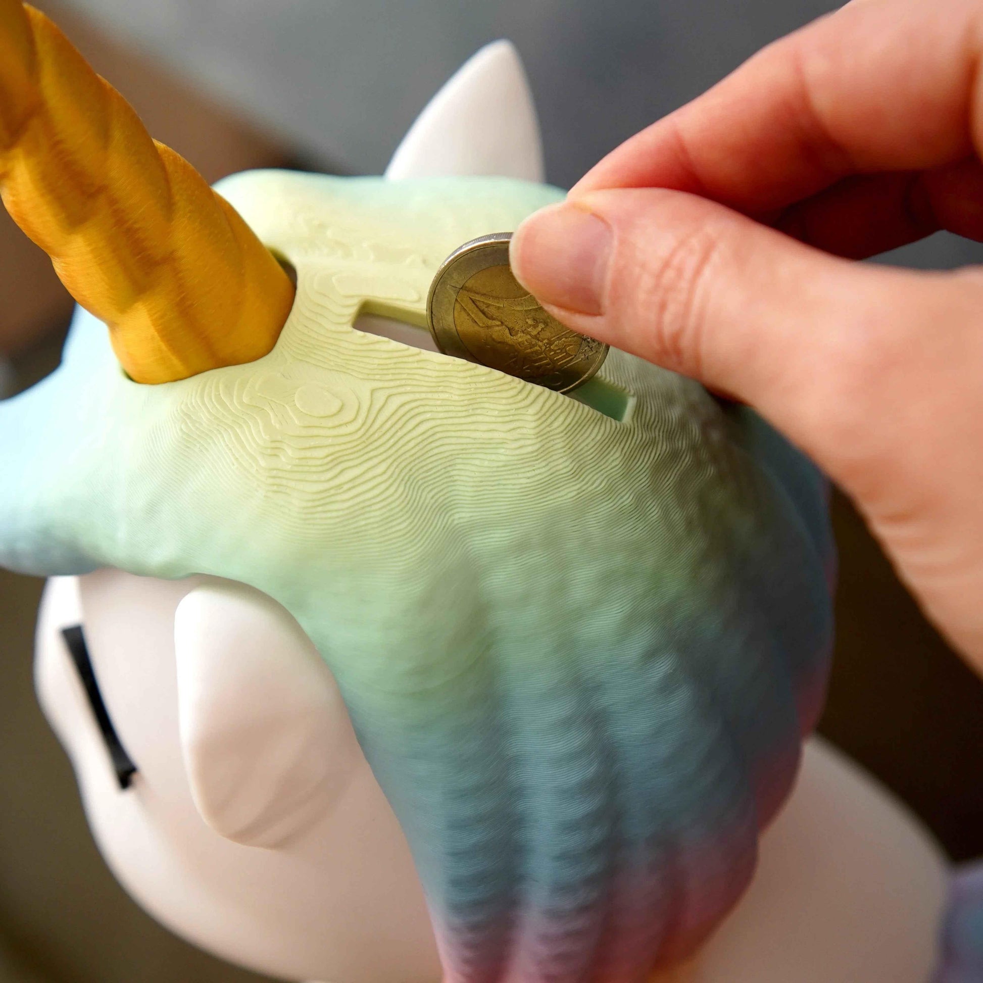 Tirelire Licorne - Jagou Design – Créations artisanales uniques