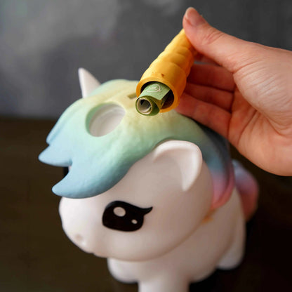 Tirelire Licorne - Jagou Design – Créations artisanales uniques