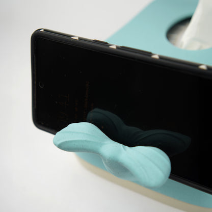 Housse de boîte à mouchoirs Bulles, la baleine